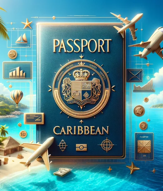 DALL·E 2024-05-26 17.34.57 - A high-resolution image representing Caribbean citizenship programs. The image should evoke a sense of luxury, tropical paradise, and opportunity. The